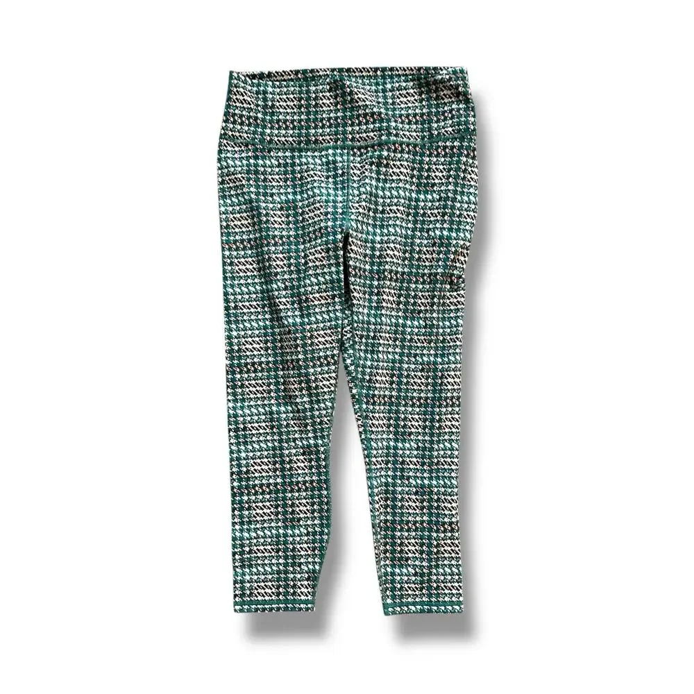 Fabletics Womens Define Powerhold 7/8 Legging Tropics Heritage Teal Blue Large